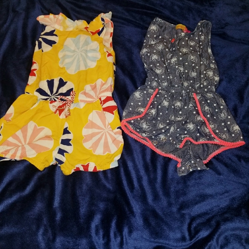 Toddler girls rompers